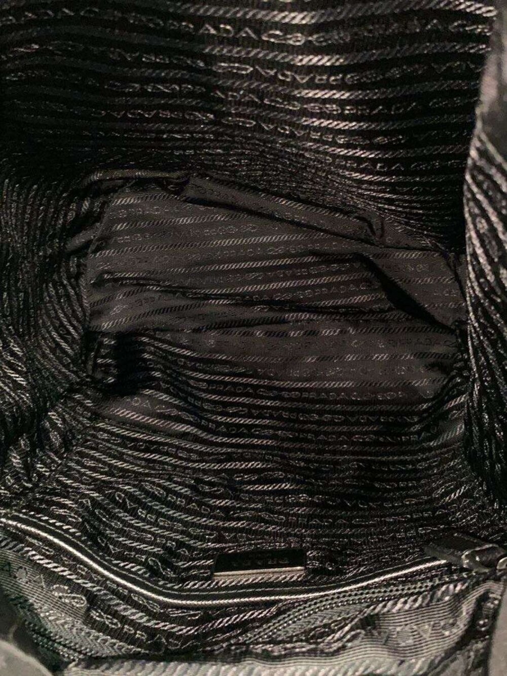 Prada Triangle Backpack Black - Picture 6 of 8
